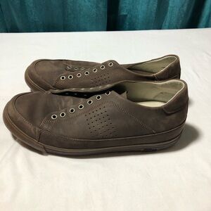 Fitflop supertone m series brown nubuck leather mens 10 sneaker shoes 115-030